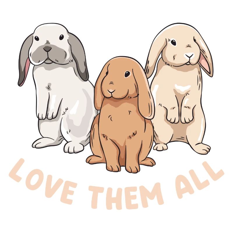 Conception de lapin mignon pour les propriétaires de lapins