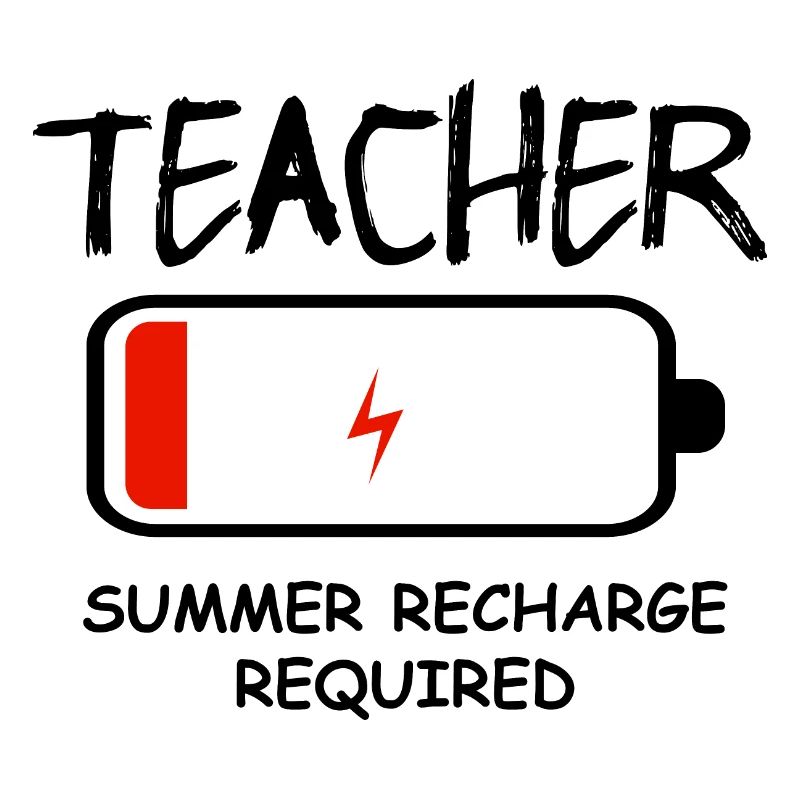 Teacher Battery Empty Summer Charging
