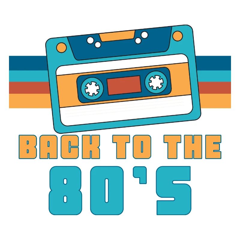 Cassette Back To 80's Gift 80s Party