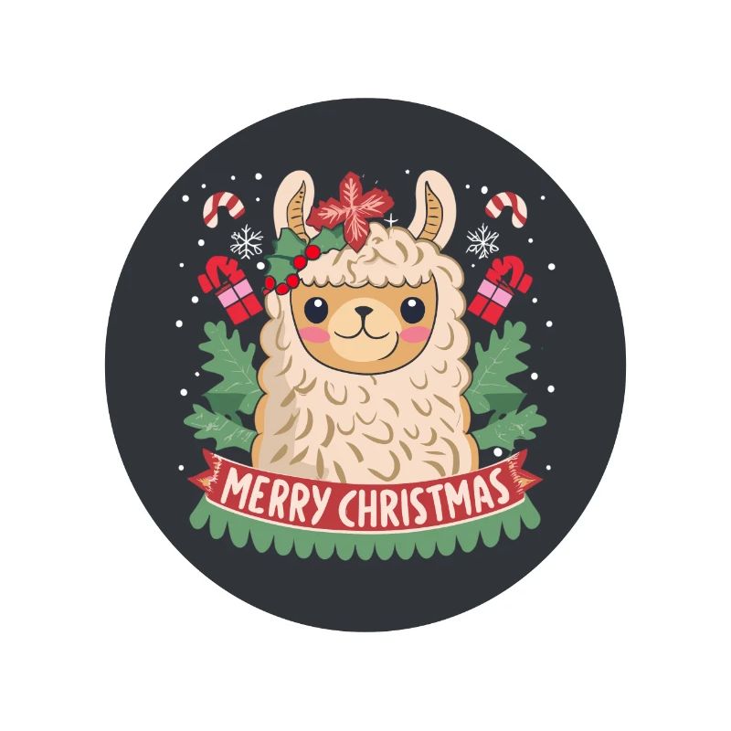 Alpaga Joyeux Noël