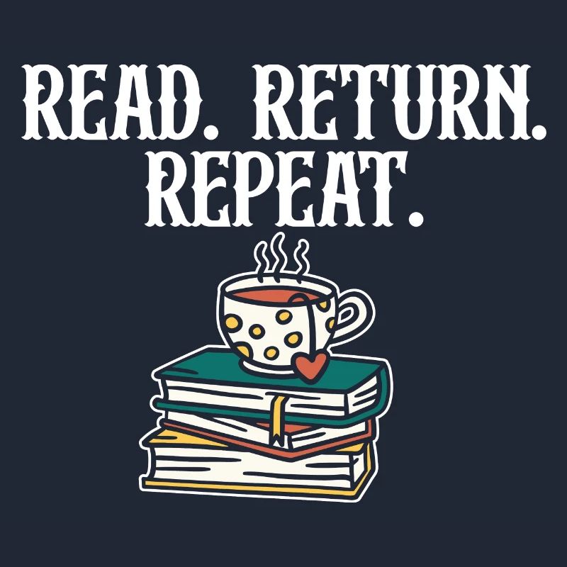 Read Return Repeat Library Worker Librarian Book