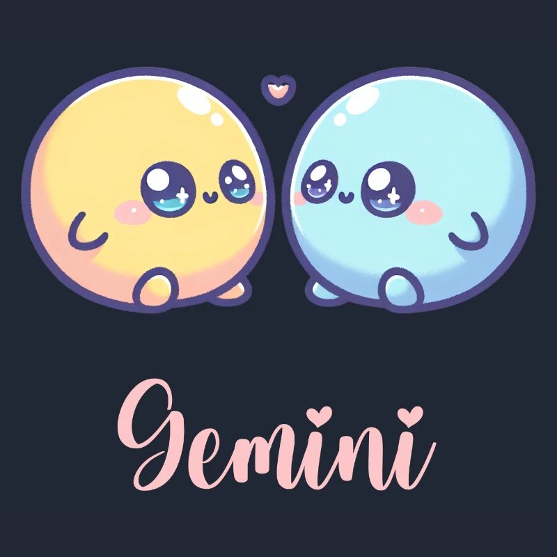 Süße Gemini Sternzeichen Astrologie Geschenk