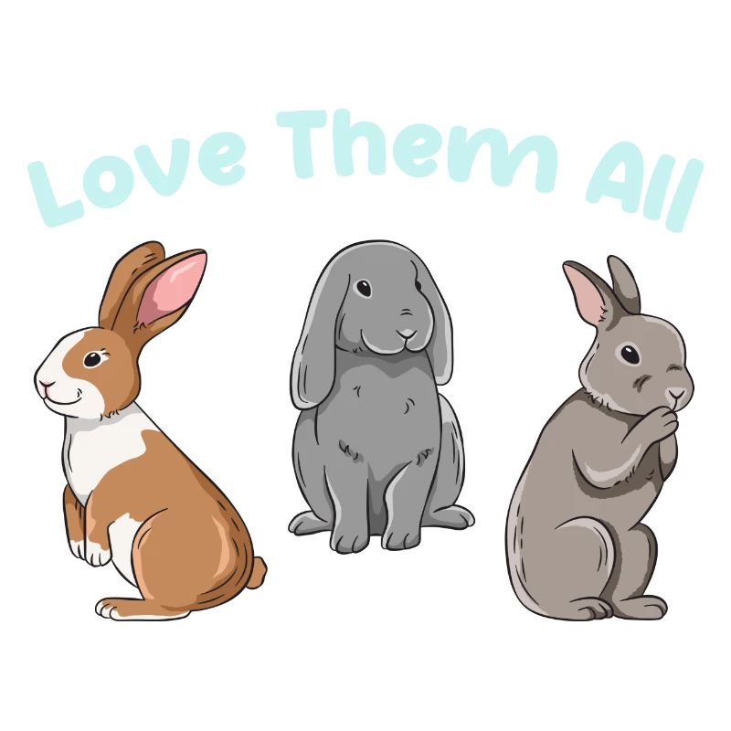 Conception de lapin mignon pour les propriétaires de lapins