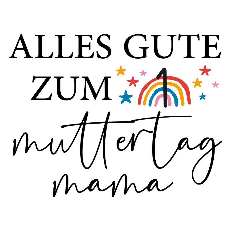 Alles Gute Zum Ersten MutterTag Mama Süß Geschenk