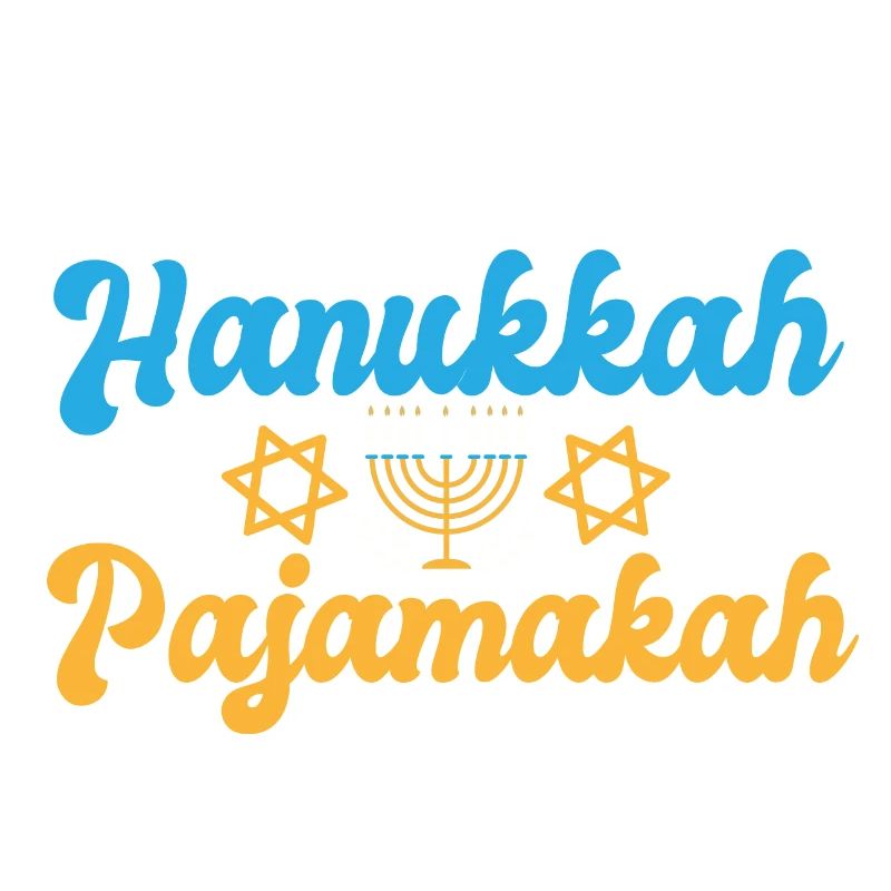 C’est mon pyjama de Hanoukka juif assorti
