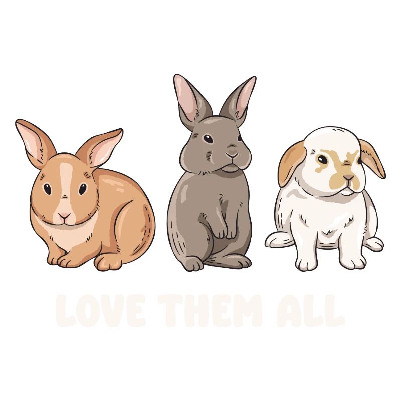 Conception de lapin mignon pour les propriétaires de lapins