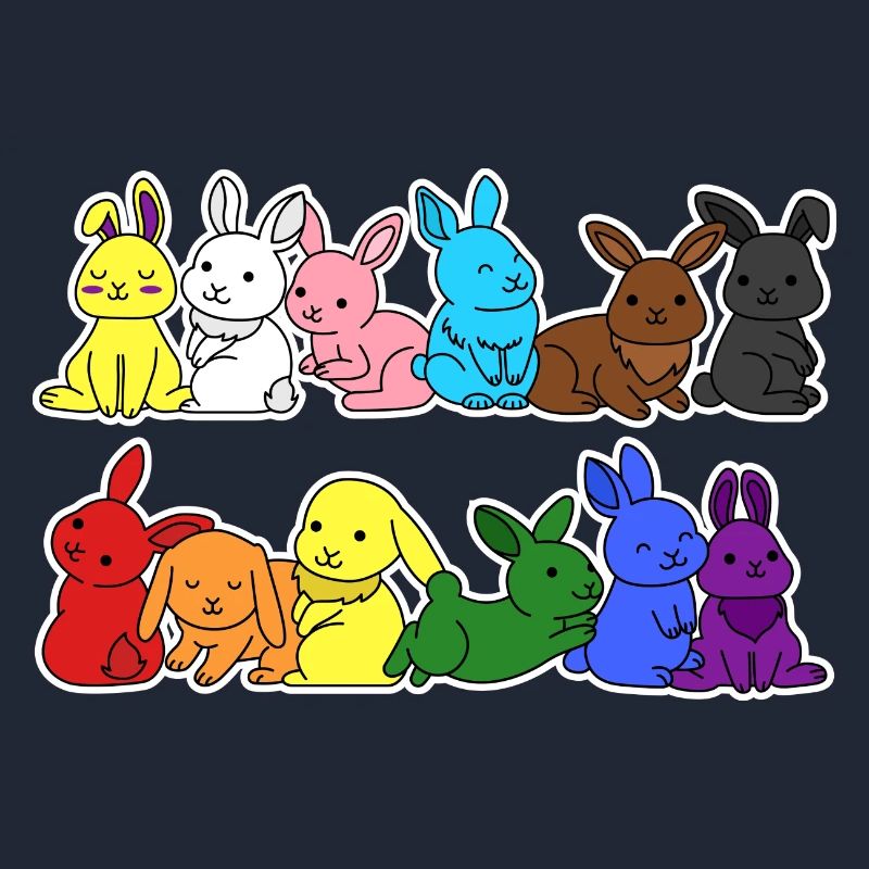 Fierté Progrès Flag Lapin Égalité