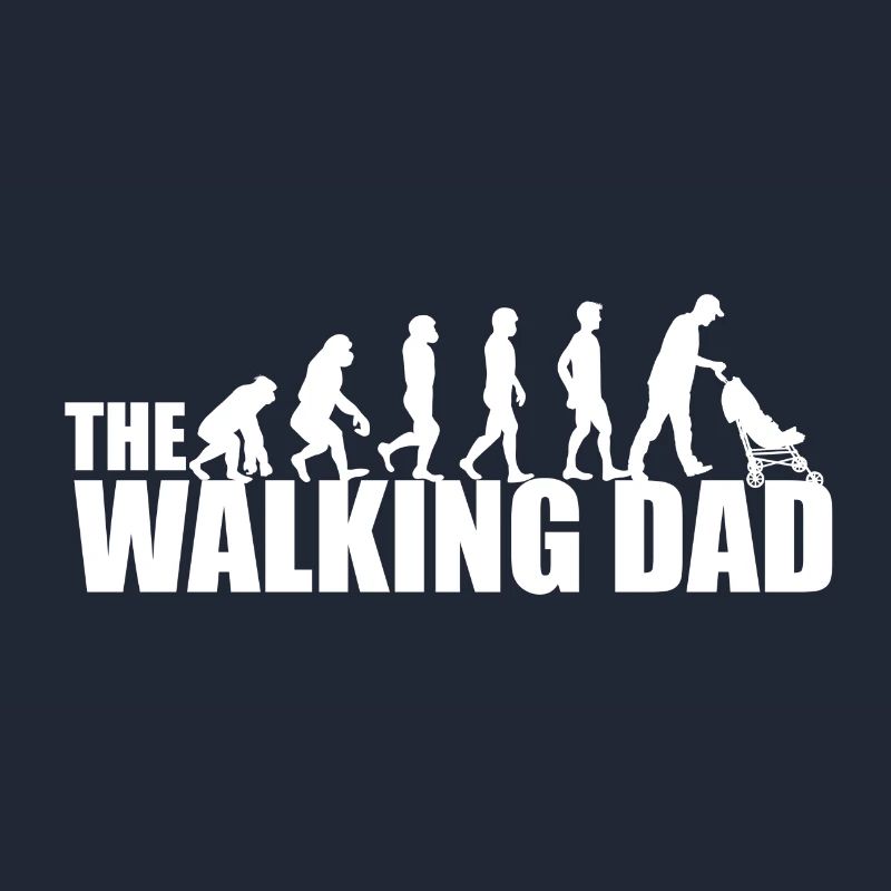 The Walking Dad Evolution Vater Papa