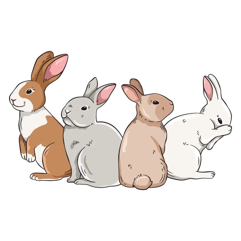 Cute rabbit design for bunny owners