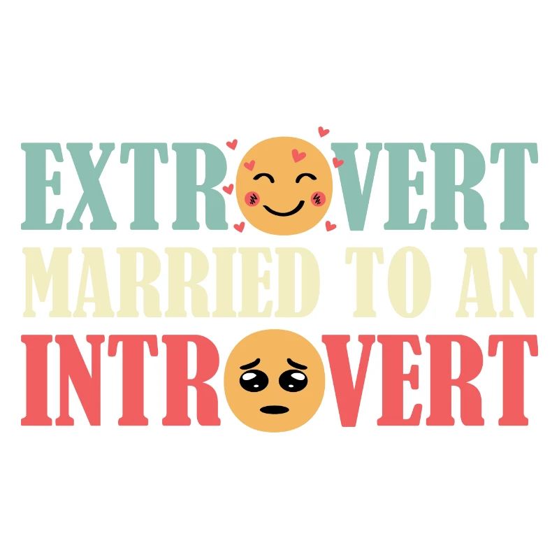 Extrovert married introvert Glücklic