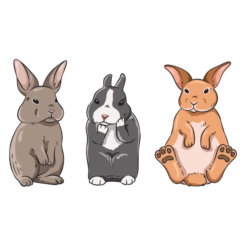 Conception de lapin mignon pour les propriétaires de lapins