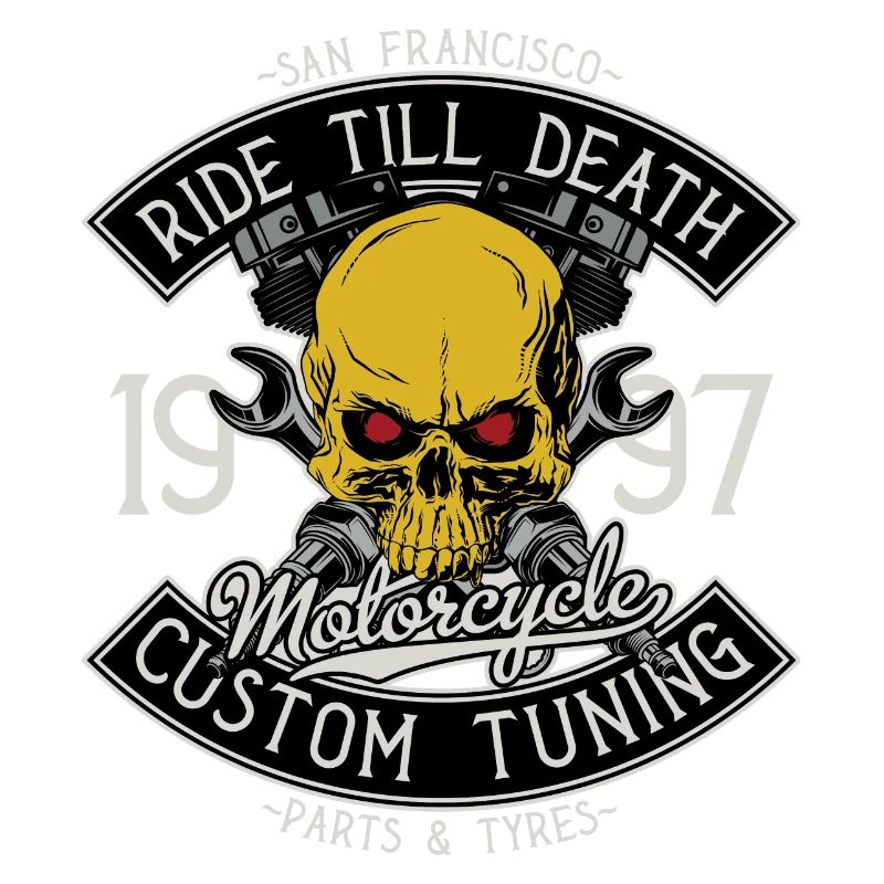 Motorcycle Skull