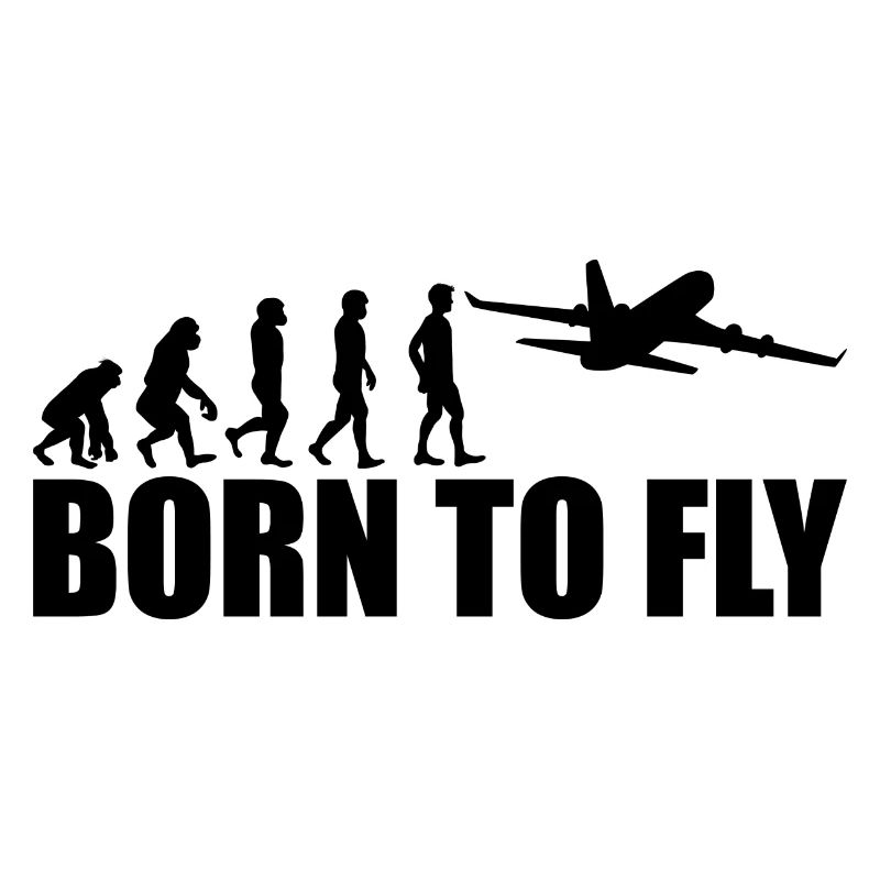 Born to fly gift pilot plane copilot