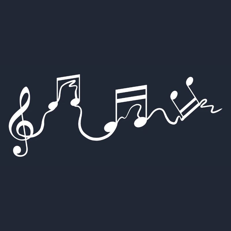 Musiknoten Sänger oder Performer Gift