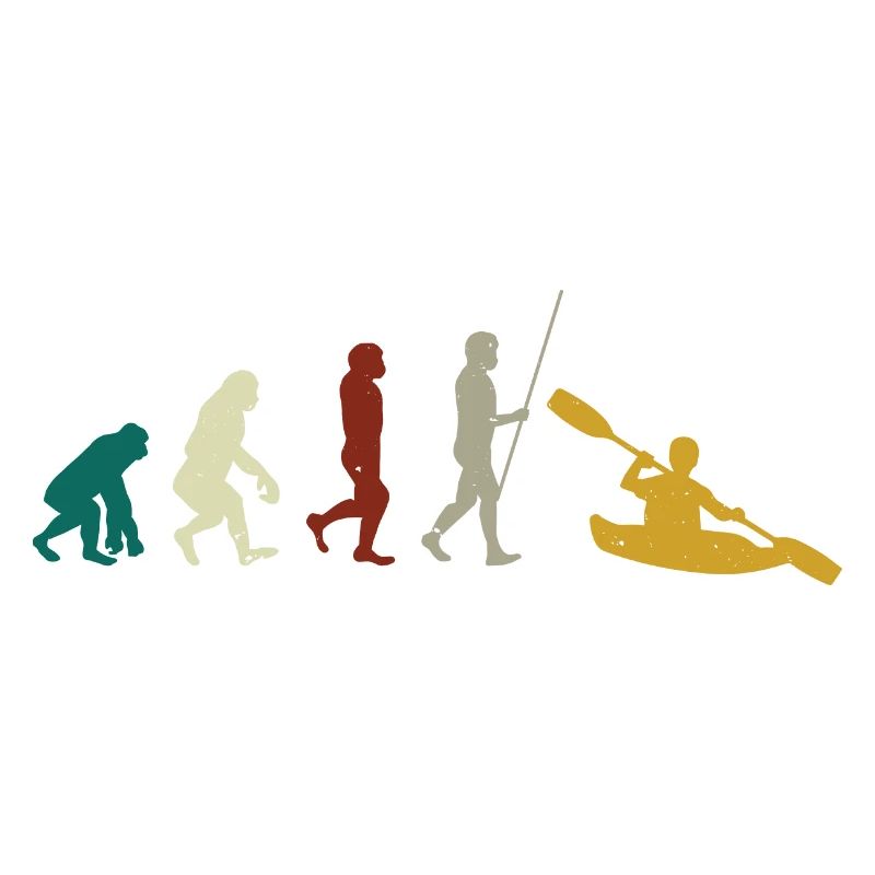 Kanu Kajak Evolution Paddler Kajaker Geschenk