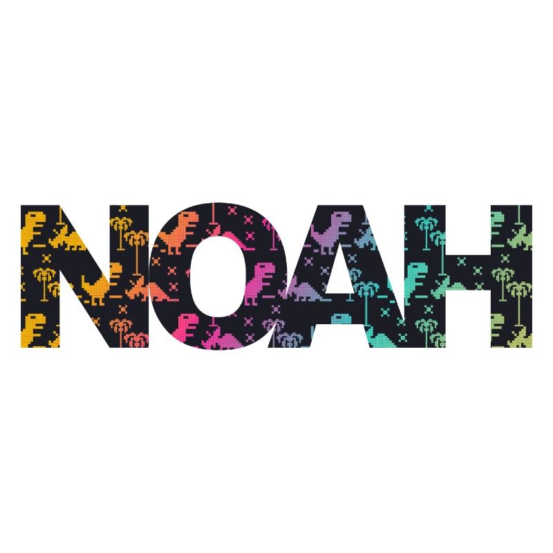 Noah - Beautiful boy name with cool dinosaurs