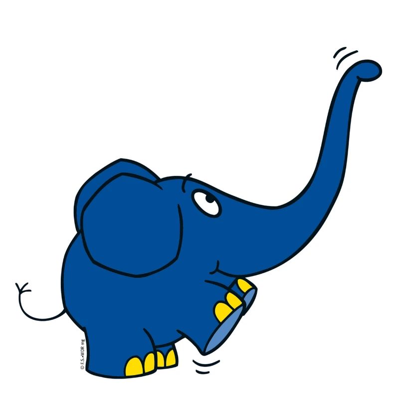 L’éléphant - trompe haute