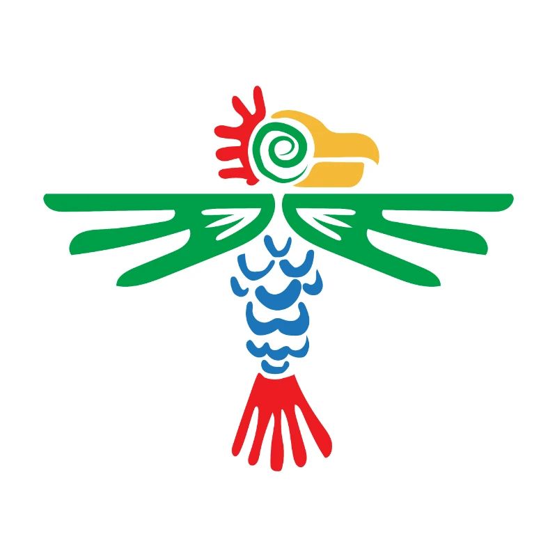 Aztec symbol eagle tribal design gift idea