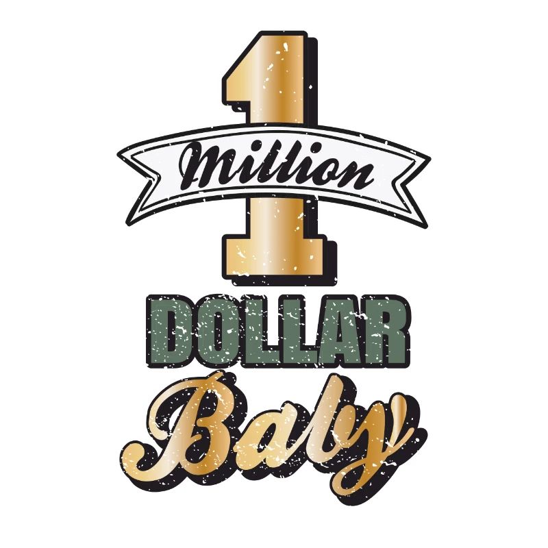 1 million de dollars bébé argent comptant argent idée cadeau d'or