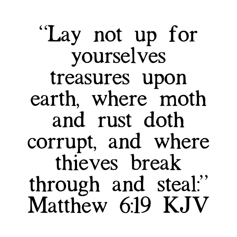 Matthieu 6:19 Chinois