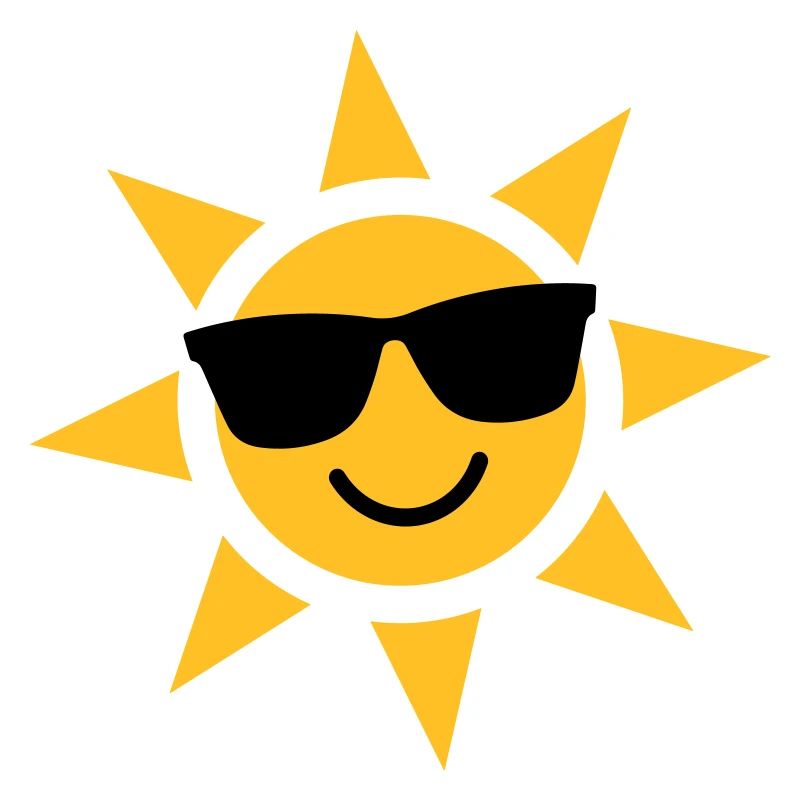 Glückliche Sonne.