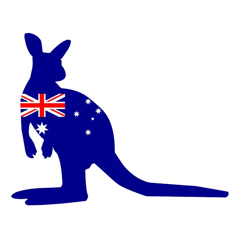 Kangaroo Australian Flag