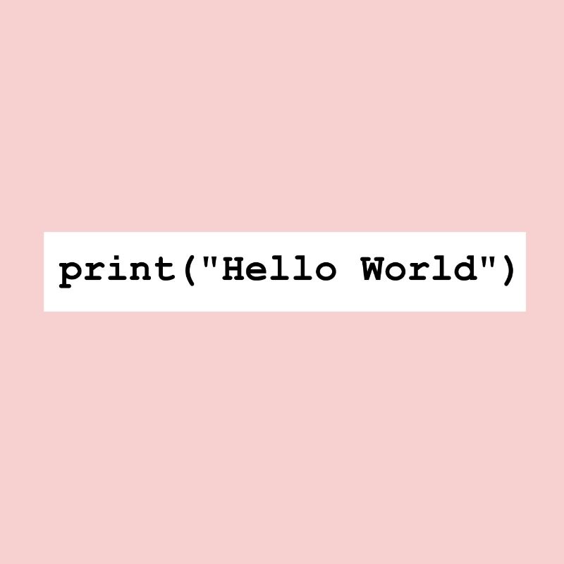Cadeau du programme de développement Hello World Python