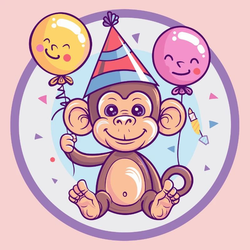 Singe Anniversaire Bébé
