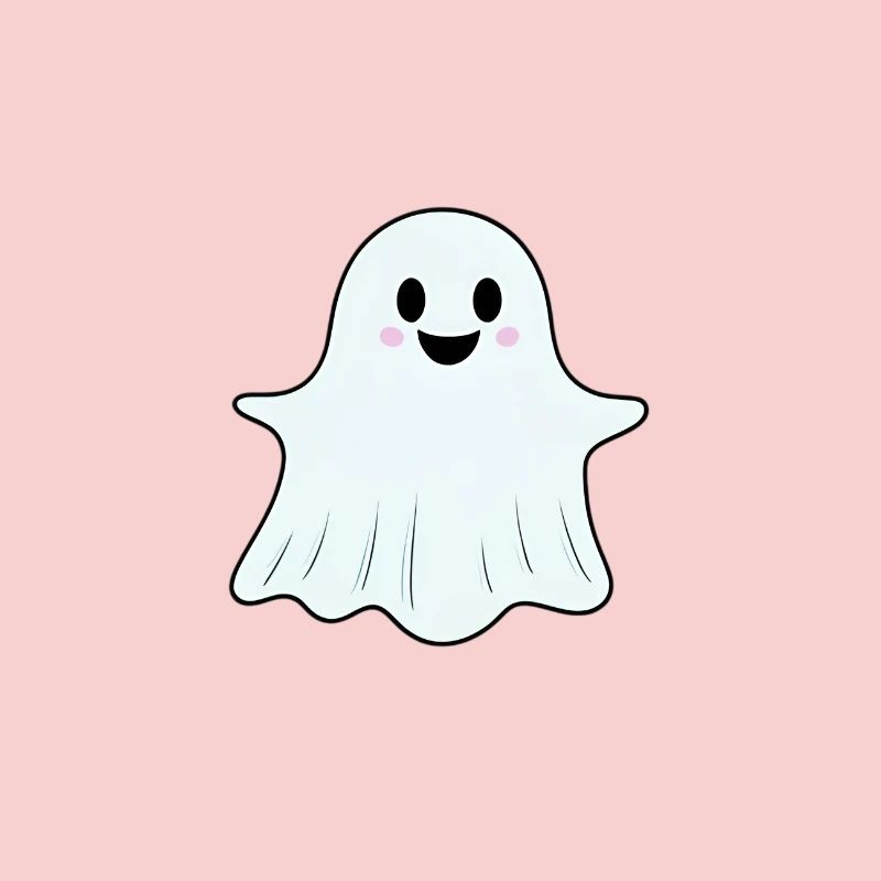 Cuddly Ghost Friend Cute Ghost