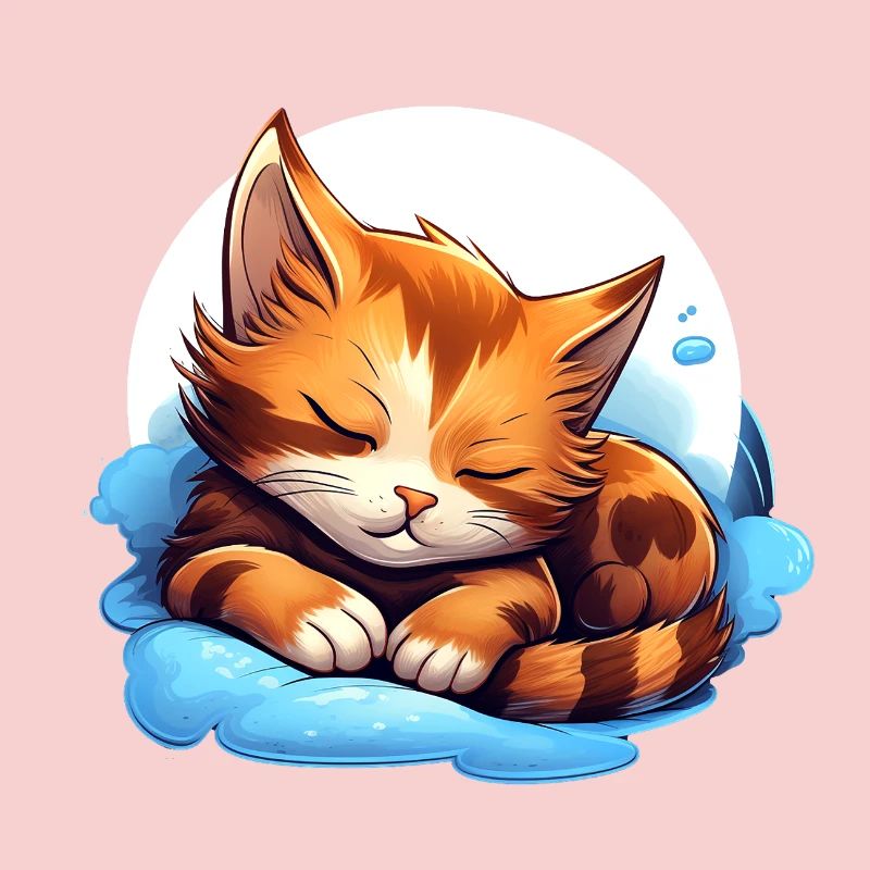 Cat Cuddle Dream on Cloud - Cat