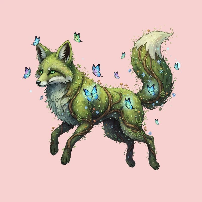 Green Fox Magic Butterfly