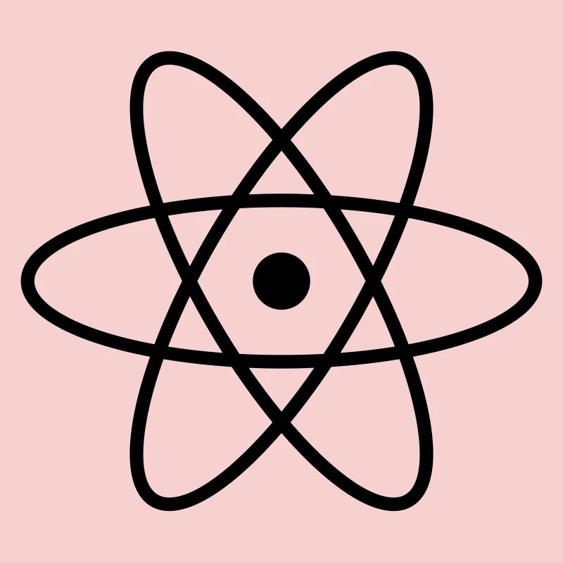 Atom Symbol Idee Geschenk Zeichen Physik