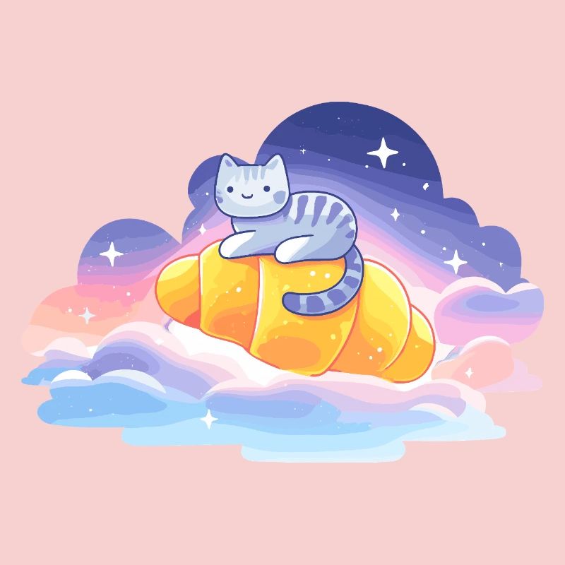 Kitten in the cloud dream