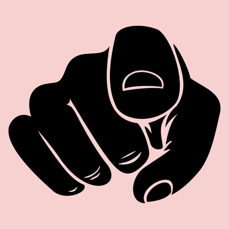 Point hand finger
