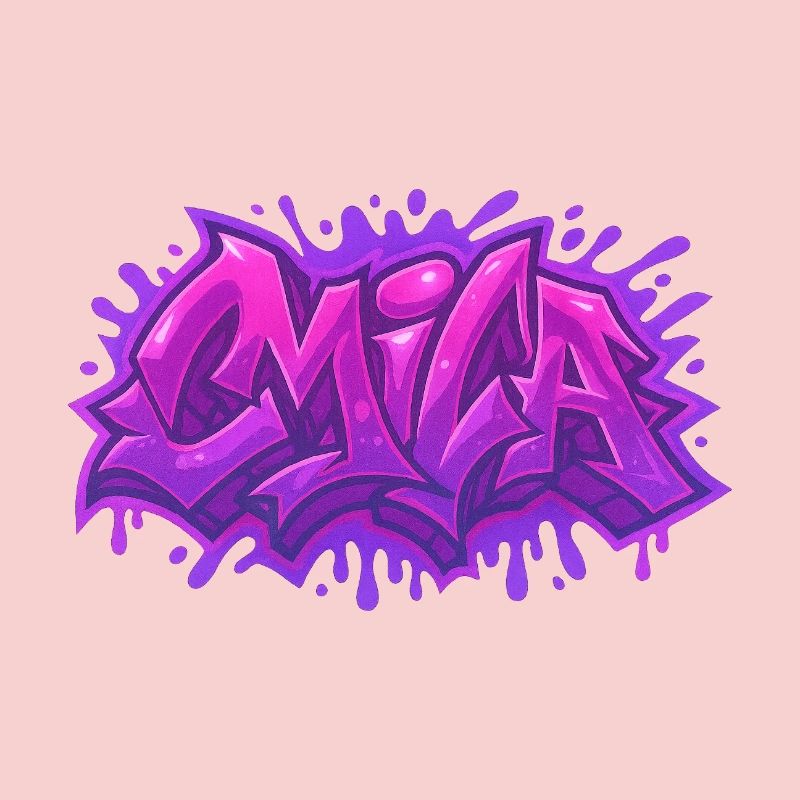 Graffiti MILA Name Gift Ideal Printable