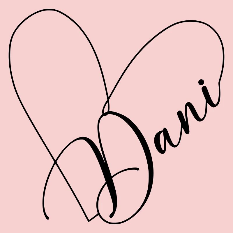 Dani Name Heart Line