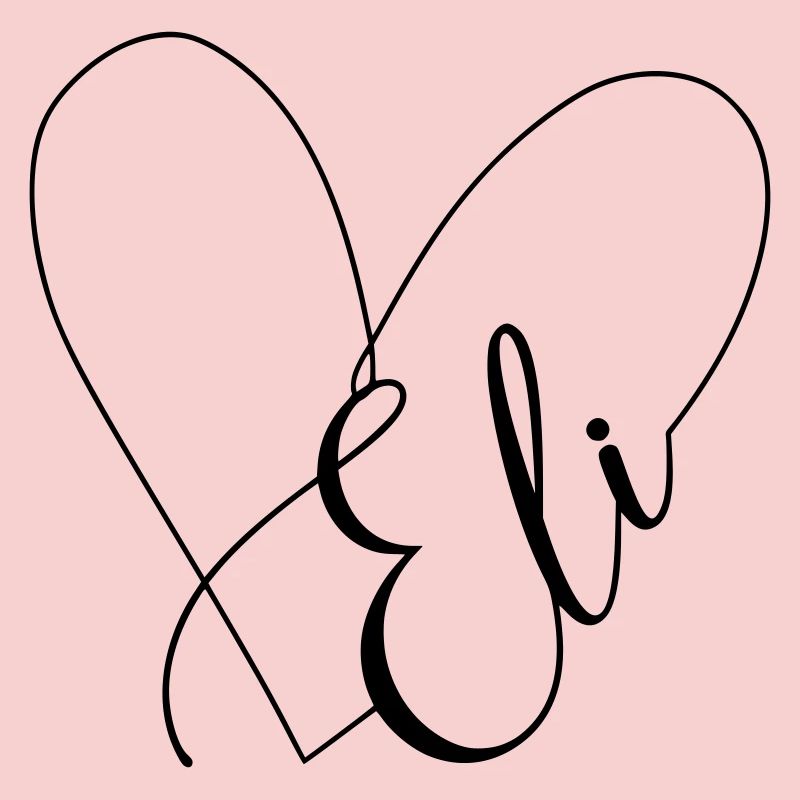 Eli Name Heart Line