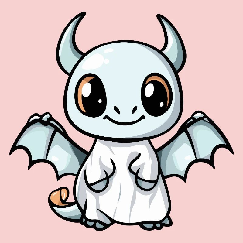 Drache Halloween Geist
