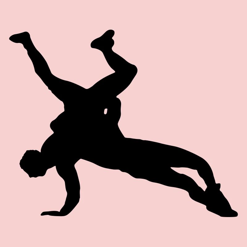 Conception de silhouette de lutte