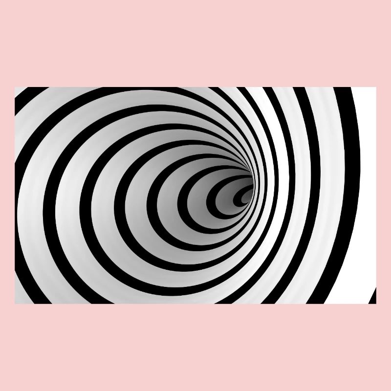 Spirale noire et blanche vortex