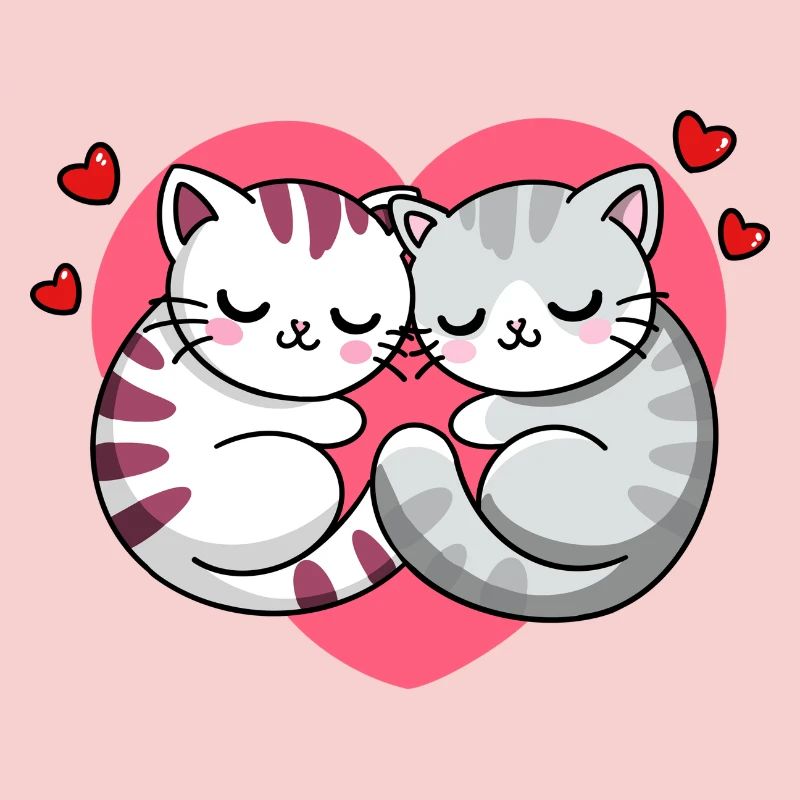 Chats de la Saint-Valentin