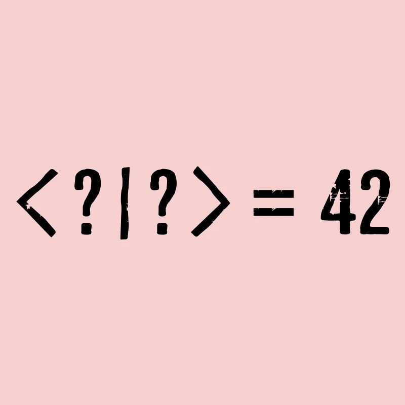 Best Quantum Joke Ever: Bra-Ket = 42 (Grunge)