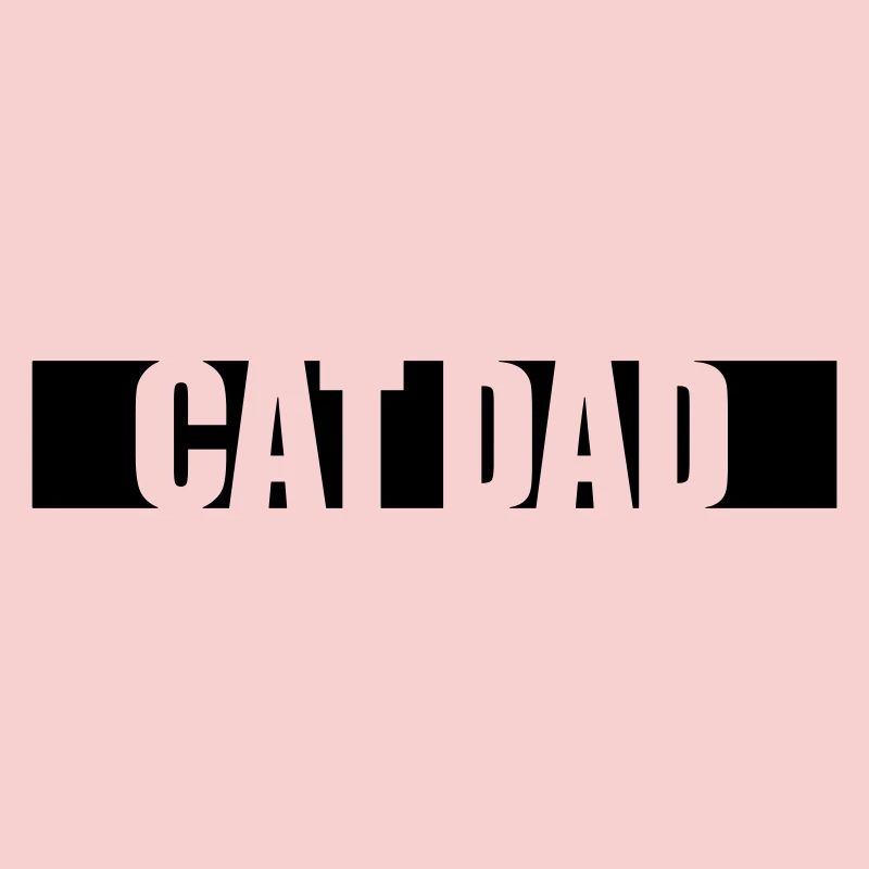 Conception de bande de papa de chat
