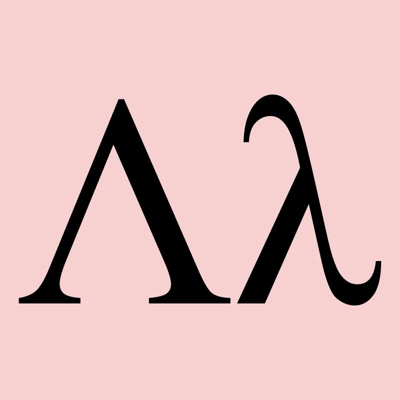 lettre grecque lambda utilisé par les maisons de