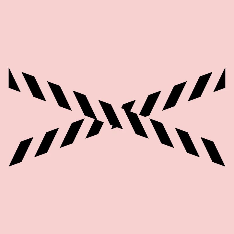 Police tape pattern design
