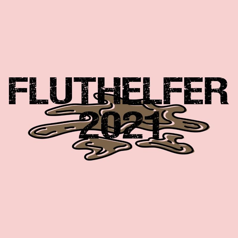 Fluthilfe | Flut Helfer Hochwasser Eimerkette Held