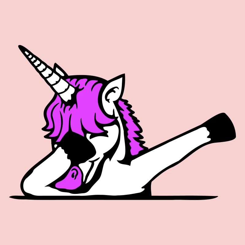 Unicorn Dabbing Dab Dance Party Pose Gesture Funny