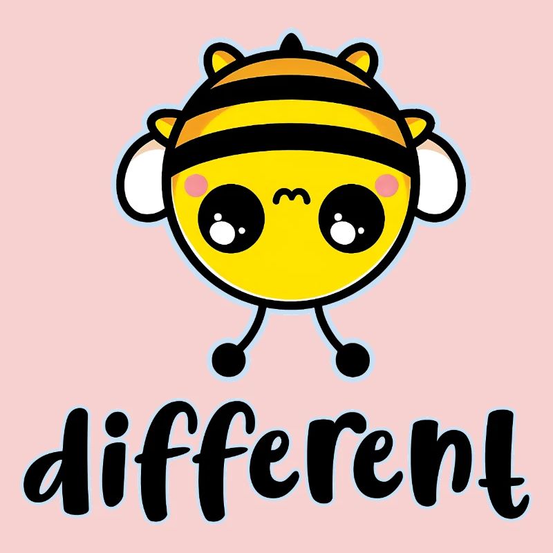 Abeille Différent Personnage Mignon