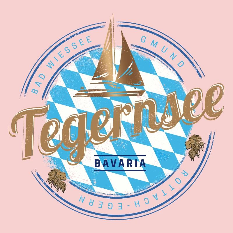 Tegernsee Bavaria Germany Sailing Ship Souvenir