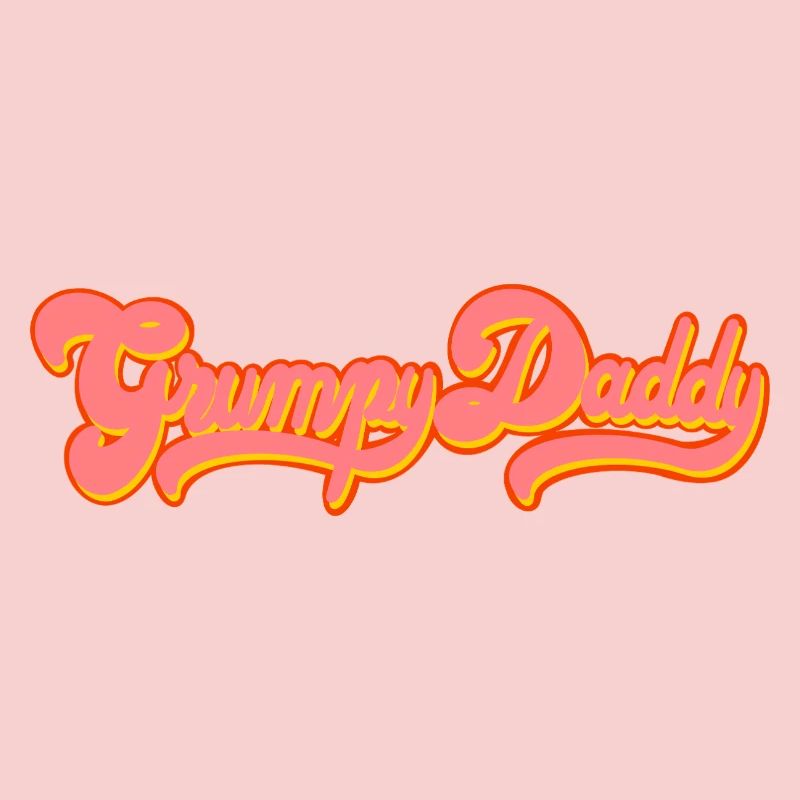 Grumpy Daddy Retro Script - Farbe "Exploitation"